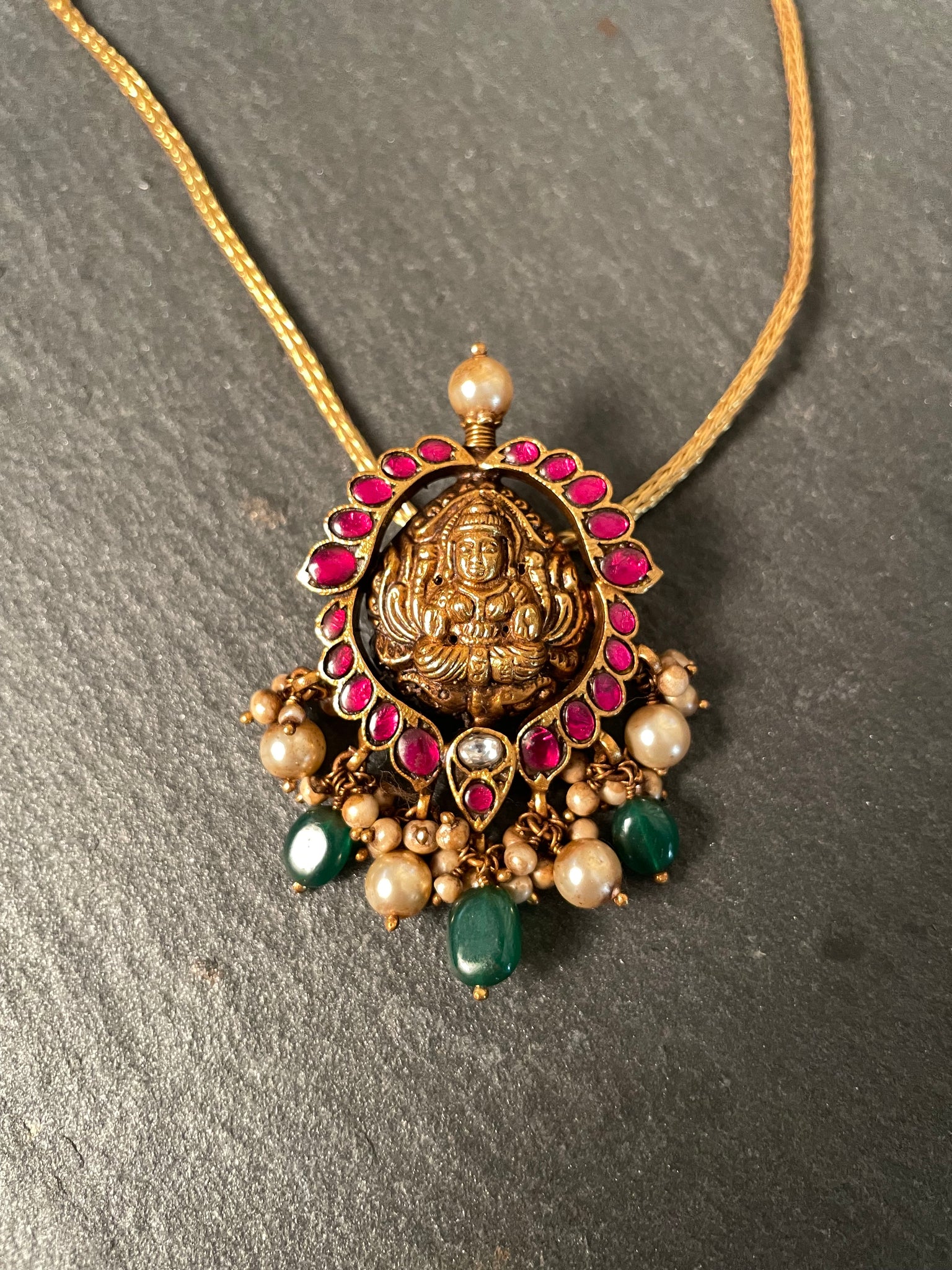 Antique lakshmi clearance pendant