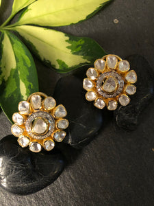 KIESHA MOISSANITE BIG STUDS